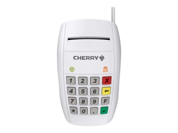 CHERRY SmartTerminal ST-2100 - SMART-kortleser - USB - hvit