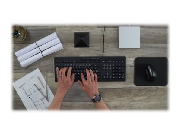 CHERRY STREAM KEYBOARD - Tastatur - USB - Belgisk - tastsvitsj: CHERRY SX - svart