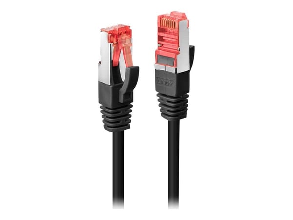 Lindy - Koblingskabel - RJ-45 (hann) til RJ-45 (hann) - 3 m - SFTP, PiMF - CAT 6e - formstøpt, uten hindringer - svart