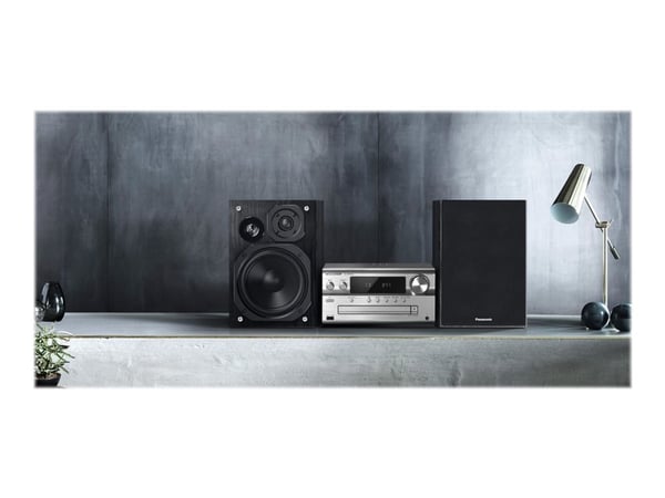 Panasonic SC-PMX94 - Lydsystem - 2 x 60 watt - sølv