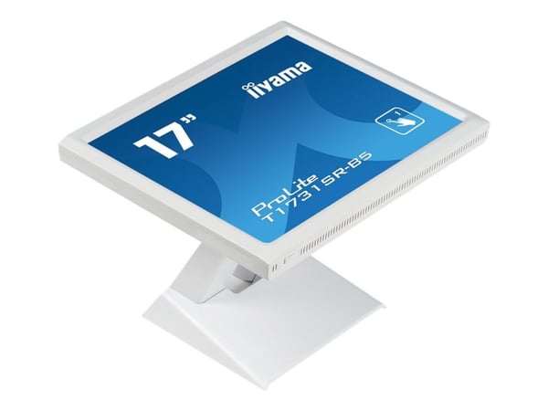iiyama ProLite T1731SR-W5 - LED-skjerm - 17" - berøringsskjerm - 1280 x 1024 @ 75 Hz - TN - 250 cd/m² - 1000:1 - 5 ms - HDMI, VGA, DisplayPort - hø...