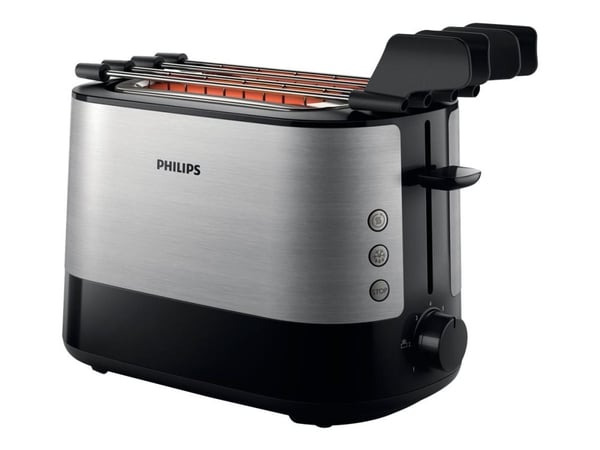 Philips Viva Collection HD2639 - Brødrister - 2 skive - 2 Spor - hvit