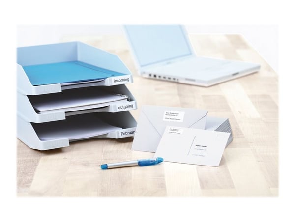 HERMA Special - Papper - matt - permanent självhäftande - bestruket - vit - 25.4 x 8.5 mm - 90 g/m² - 5600 etikett (er) (25 ark x 224) etiketter