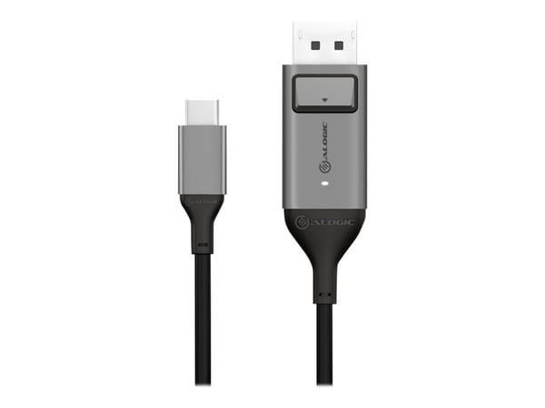 ALOGIC Ultra - DisplayPort-kaapeli - USB-C (han) til DisplayPort (han) - 1 m - 4K-tuki - avaruudenharmaa - avaruusharmaa