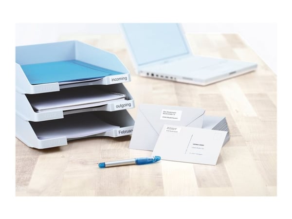 HERMA Premium - Papir - matt - permanent selv-adhesiv - hvit - 52.5 x 21.2 mm 1400 etikett(er) (25 ark x 56) laminerte etiketter