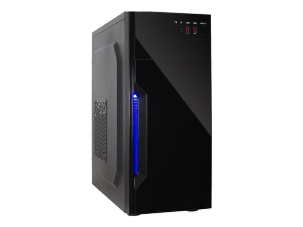 Inter-Tech B-42 - Tower - ATX - ingen strømforsyning (ATX) - svart - USB/lyd