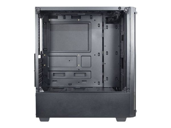 Inter-Tech C-303 Mirror - Tower - ATX - sidepanel med vindu (herdet glass) - ingen strømforsyning (ATX) - USB/lyd