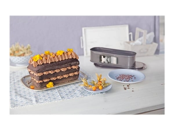Kaiser La Forme Plus - Springform loaf pan - 30 x 11 x 8 cm - 1.85 L - ikke-klebende - svart