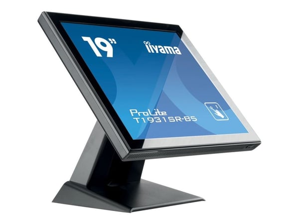 iiyama ProLite T1931SAW-B5 - LED-skjerm - 19" - berøringsskjerm - 1280 x 1024 - TN - 250 cd/m² - 1000:1 - 5 ms - HDMI, VGA, DisplayPort - høyttaler...
