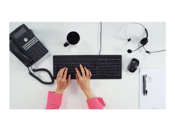 CHERRY STREAM KEYBOARD - Tastatur - USB - Storbritannia - tastsvitsj: CHERRY SX - svart