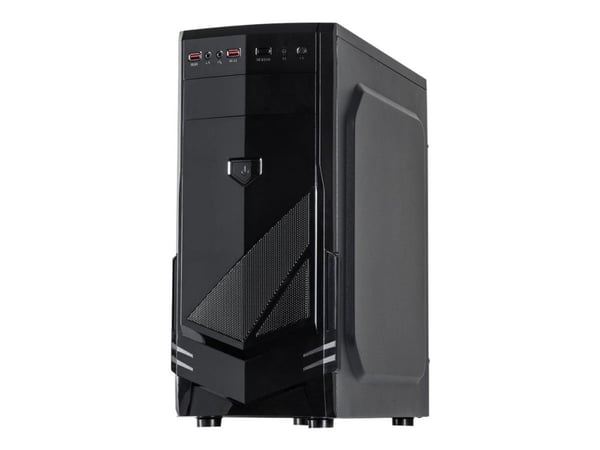 Inter-Tech B-30, Midi Tower, PC, Musta, ATX, mikro ATX, 15 cm, 35 cm