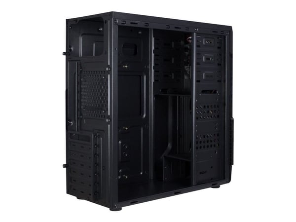 Inter-Tech B-30 - Tower - ATX - ingen strømforsyning (ATX) - svart - USB/lyd