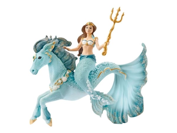 Schleich Mermaid Eyela on underwater unicorn