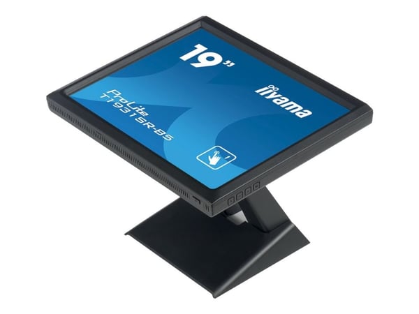 iiyama ProLite T1931SAW-B5 - LED-skjerm - 19" - berøringsskjerm - 1280 x 1024 - TN - 250 cd/m² - 1000:1 - 5 ms - HDMI, VGA, DisplayPort - høyttaler...