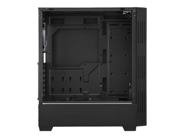 Sharkoon RGB LIT 200 - Tower - ATX - sidepanel med vindu (herdet glass) - ingen strømforsyning - USB/lyd