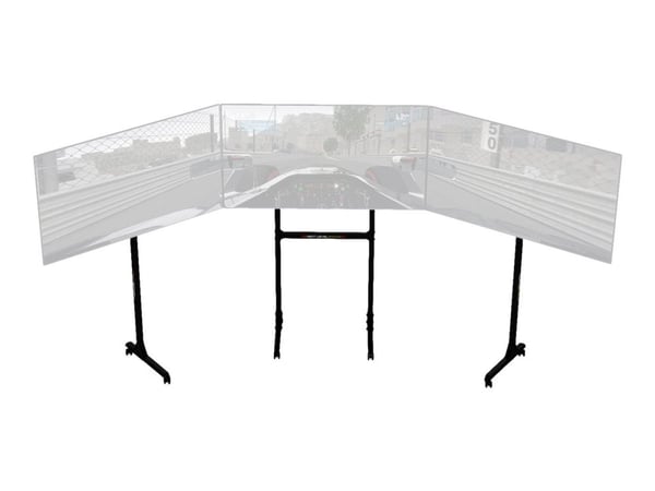 Next Level Racing Free Standing Triple Monitor Stand - Monteringssett (gulvstativ) - for 3 LCD/plasma-paneler - skjermstørrelse: 32"-65"