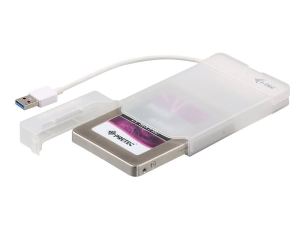 i-Tec MySafe Advance - Lagringspakke - 2,5" - SATA 6Gb/s - USB 3.0 - hvit