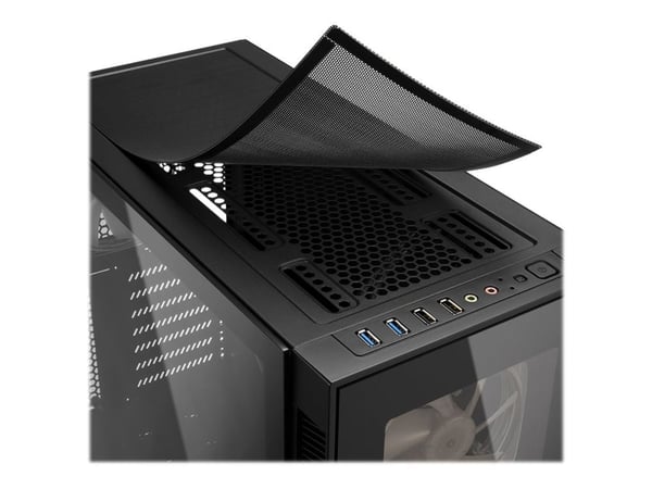 Sharkoon TG5 PRO RGB - Tower - ATX - sidepanel med vindu (herdet glass) - ingen strømforsyning - USB/lyd