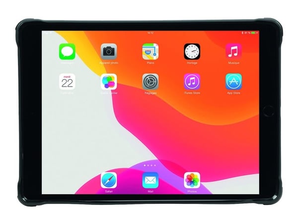 Mobilis PROTECH - Baksidedeksel for nettbrett - TFP 4.0 - svart - 10.2" - for Apple 10.2-inch iPad (7. generasjon)