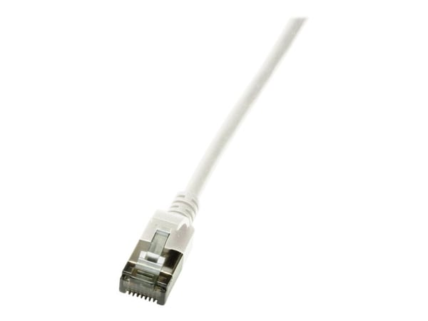 LogiLink SlimLine - Koblingskabel - RJ-45 (hann) til RJ-45 (hann) - 2 m - SSTP, PiMF - CAT 6a - med støvel, halogenfri, formstøpt, uten hindringer ...