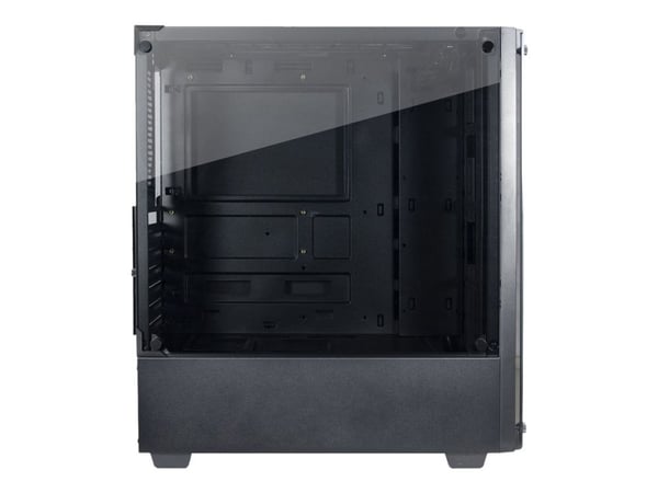 Inter-Tech C-303 Mirror - Tower - ATX - sidepanel med vindu (herdet glass) - ingen strømforsyning (ATX) - USB/lyd