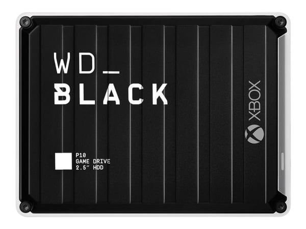 WD_BLACK P10 Game Drive for Xbox One WDBA6U0020BBK - Harddisk - 2 TB - ekstern (bærbar) - USB 3.2 Gen 1 - svart med hvit pynt