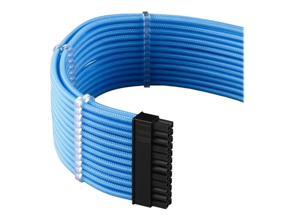 CableMod PRO Series ModMesh RT-Series - Strømkabelsett - formstøpt - lys blå