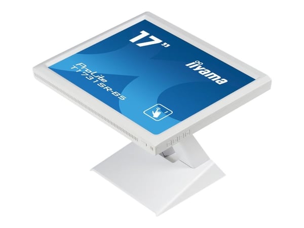 iiyama ProLite T1731SR-W5 - LED-skjerm - 17" - berøringsskjerm - 1280 x 1024 @ 75 Hz - TN - 250 cd/m² - 1000:1 - 5 ms - HDMI, VGA, DisplayPort - hø...