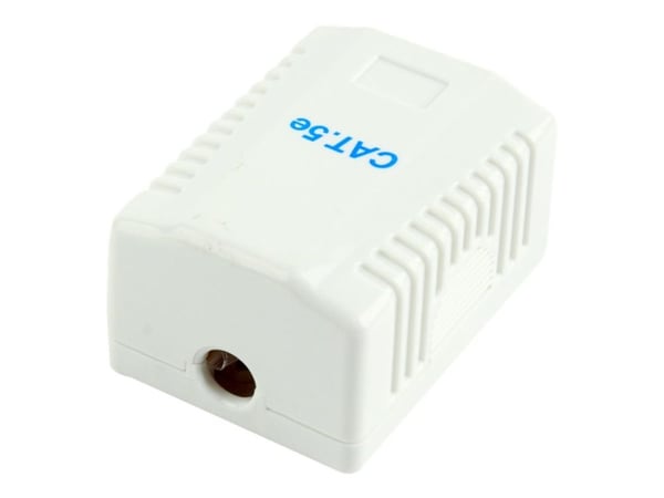 Gembird NCAC-1U5E-01, RJ-45, Valkoinen, Naaras, Suora, Cat5e, U/UTP (UTP)