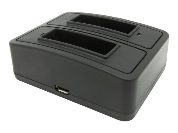 Easypix - Opladningsstation - 1 A - 2 output-stikforbindelser - varten P/N: 01470