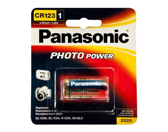 Panasonic CR-123APA/1B, Kertakäyttöinen akku, Litium, 3 V, 1 kpl, Lieriömäinen