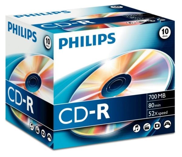 Philips - 10 x CD-R - 700 MB (80 min) 52x - CD-eske