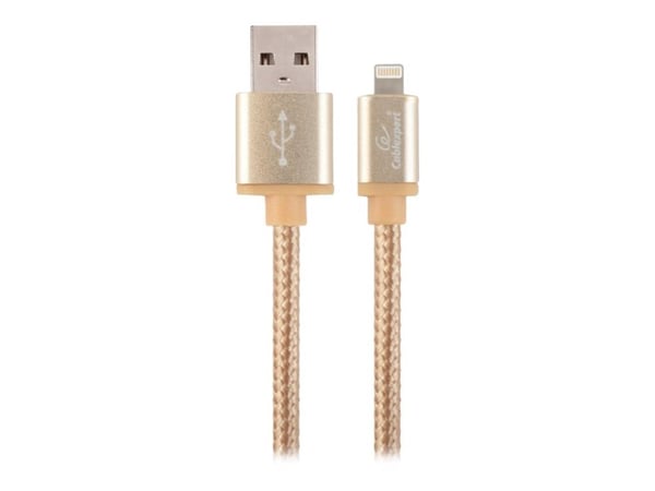 Cablexpert - Lightning-kaapeli - USB-uros Lightning-uros - 1,8 m - kultainen