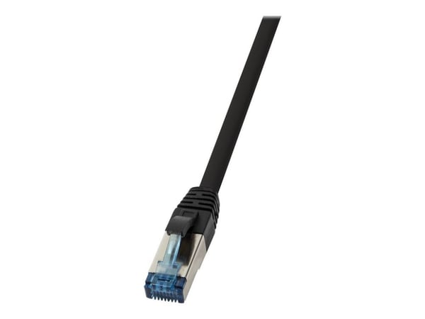LogiLink 10G - Koblingskabel - RJ-45 (hann) til RJ-45 (hann) - SFTP - CAT 6a - halogenfri, utendørs - svart