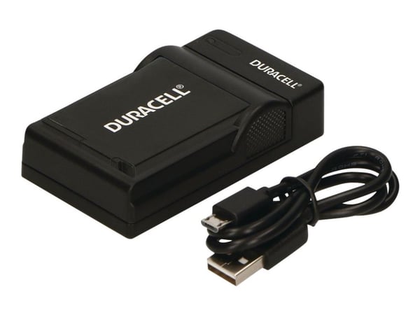Duracell DRN5923 Replacement Nikon EN-EL12 USB Charger - Batteriladdare - svart - för Nikon Coolpix A1000, A900, AW120, AW130, P340, S9600, S9900, ...