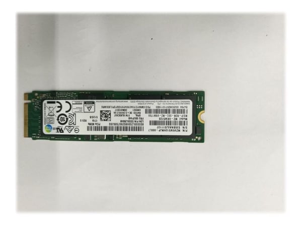 Samsung - SSD - kryptert - 512 GB - intern - M.2 2280 - PCIe 3.0 x4 (NVMe) - TCG Opal Encryption - FRU, (CRU) - Tier 1 - for ThinkPad P50; P51; P71...