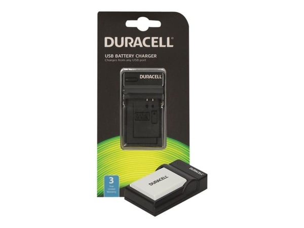 Duracell - USB-batterilader - svart - for Nikon Coolpix P100, P3, P4, P500, P5000, P510, P5100, P520, P530, P6000, P80, P90, S10