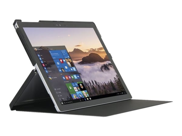 Mobilis Origine - Beskyttelsesveske for tablet PC - 12.3" - svart - for Microsoft Surface Pro (I midten av 2017), Pro 4, Pro 6, Pro 7