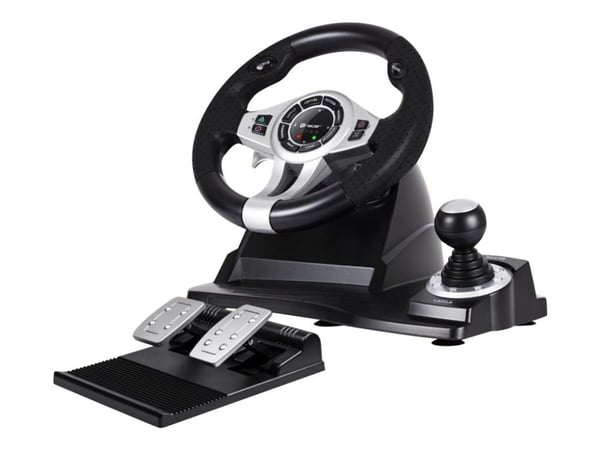 Tracer Roadster 4 in 1 - Sett for hjul, pedaler og girskiftehevarm - kablet - for PC, Sony PlayStation 3, Microsoft Xbox One, Sony PlayStation 4