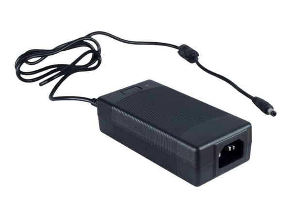 Inter-Tech A60 - USFF - Mini-ITX case - strömadapter 60 Watt - svart - USB