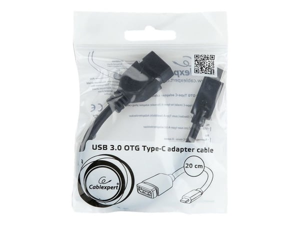 Cablexpert - USB-adapter - USB-C (hann) til USB (hunn) - USB 3.0 OTG - 20 cm