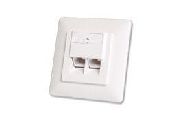 Digitus DN-9001-N, RJ-45, 5e, Valkoinen, 80 mm, 80 mm, Kiina