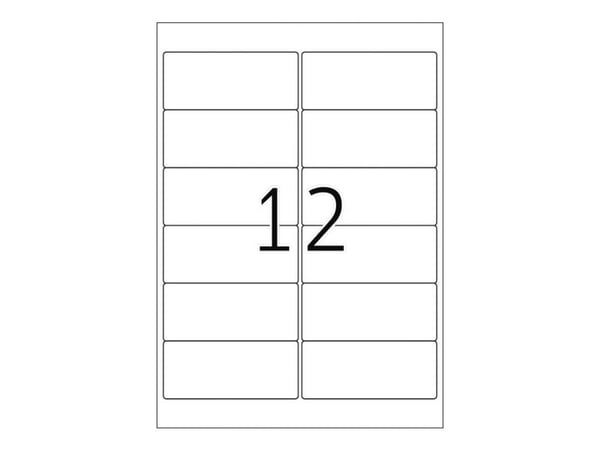 HERMA - Papir - matt - fjernbart selv-adhesiv - hvit - 24 x 24 mm 1750 etikett(er) (25 ark x 70) merkelapper