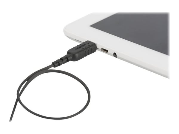 DIGITUS HDMI High Speed Connection Cable - HDMI-kaapeli - HDMI uros - mini HDMI uros - 2 m - kaksoissuojattu - musta - muotoiltu, aktiivinen