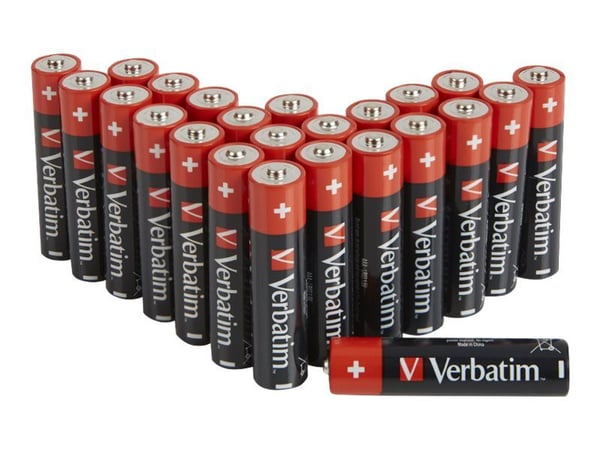 Verbatim ALKALINE BATTERY AAA - Pakke med 24 stk
