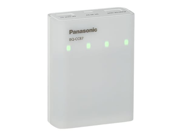 Panasonic eneloop BQ-CC87 - 1.25 - 6 tunnin akkulaturi - (2/4xAA/AAA) 4 x AA-tyyppi - 1900 mAh