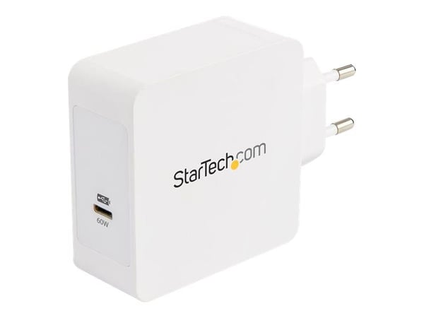 StarTech.com WCH1CEU, Sisätila, AC, 20 V, Valkoinen