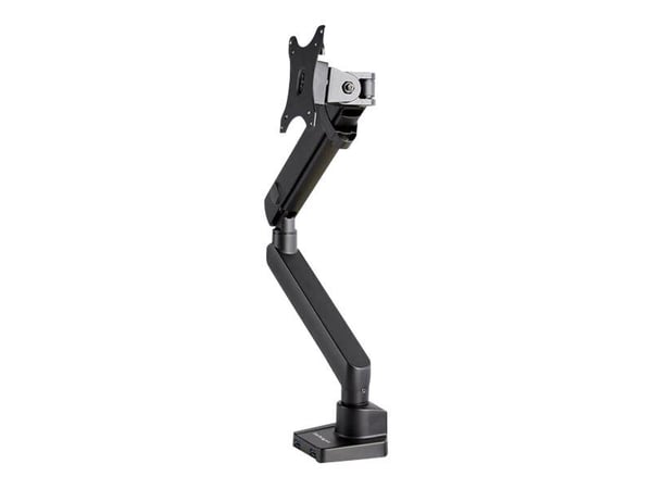 Startech Desk Mount Monitor Arm with 2x USB 3.0 ports, Slim Full Motion Adjustable Single Monitor VESA Mount up to 17.6lbs (8kg) Display, Ergonomic...