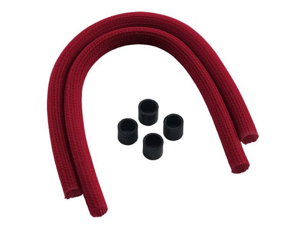 CableMod AIO Sleeving Kit - Röröverdragskit för vätskekylningssystem - röd - för EVGA CLC 120, CLC 240, CLC 280; GeForce GTX 10XX, GTX 970; NZXT Kr...