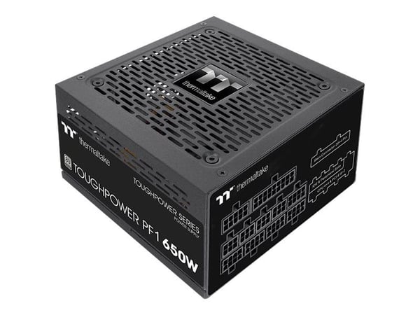 Thermaltake ToughPower PF1 TTP-650AH2FKP - TT Premium Edition - nätaggregat (intern) - ATX12V - 80 PLUS Platinum - 650 Watt - aktive PFC - svart